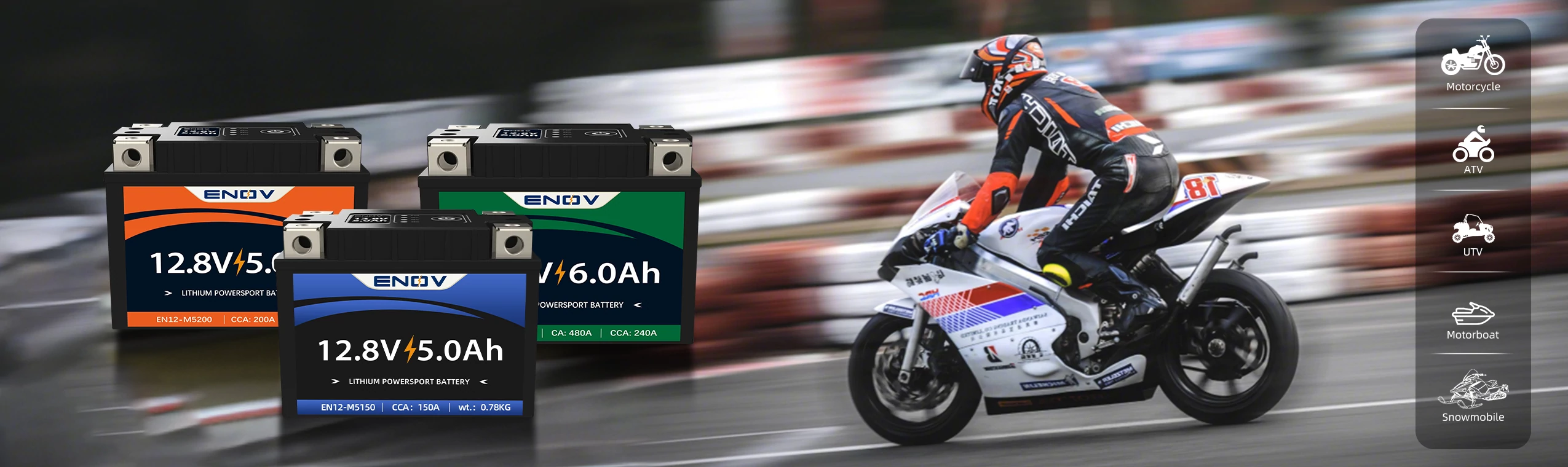 Lithium motorcycle starter battery（all）